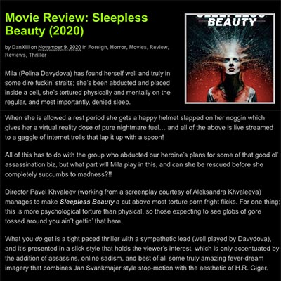 Movie Review: Sleepless Beauty (2020)